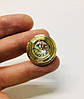 Ручка-кнопка з кристалом EST9953-100 глянсове золото Ø=25 мм, фото 2