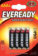 Батарейки солевые ААА Energizer Eveready Super Heavy Duty AAA R03 бл4 7638900227550