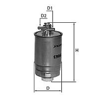 Паливний фільтр Volkswagen Golf Smartex FF19063 аналог Mann WK 842/4, Mahle KL 75