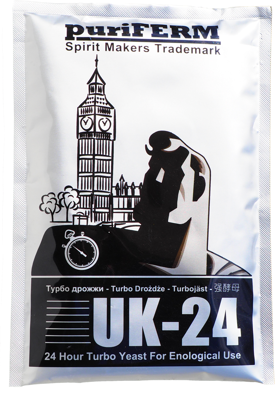 Сухі турбо дріжджі PuriFerm UK-24, фото 1