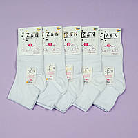 Белые бесшовные средние женские носки модал Z&N Турция