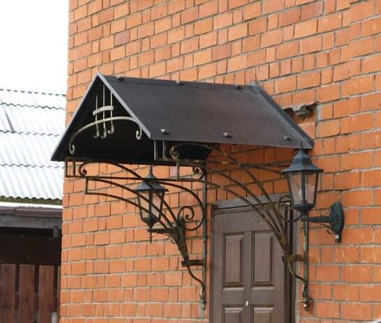 Ковані зварні козирки