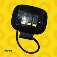 LED фара 45W 3 лінзи квадратна ближнього світла