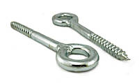 Шуруп с кiльцем для будiвельниx риштувань, оцинкований, 12x190