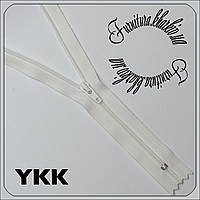 Молния неразъемная №3 YKK белого цвета 50 см