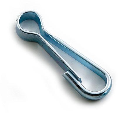 Карабін пружинний 50, оцинкований, фото 1