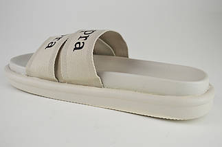 Шльопанці жіночі Prima d'arte PT17 37 Сірі текстиль, фото 3