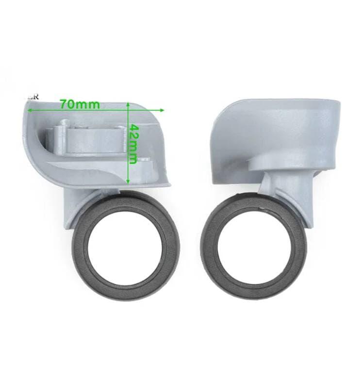 Колеса для валізи/ пара/сірий/1235 (70х70), фото 1