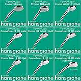 Ручний душ hansgrohe Rainfinity 1jet Matt White білий матовий (26866700), фото 10