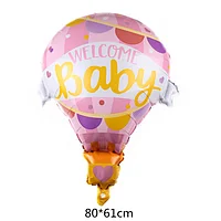 Фольгированный шарик КНР (80х61 см) Воздушный шар розовый