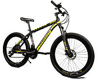 Спортивный велосипед Unicorn - Super 26" Колеса 17 Рама Алюминий черно-желтый