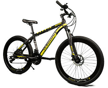 Спортивний велосипед Unicorn - Super 26" Колеса 17 Рама Алюміній чорно-жовтий