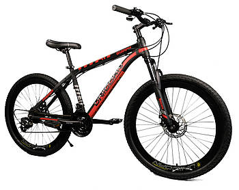 Спортивний велосипед Unicorn - Super 26" Колеса 17 Рама Алюміній чорно-червоний