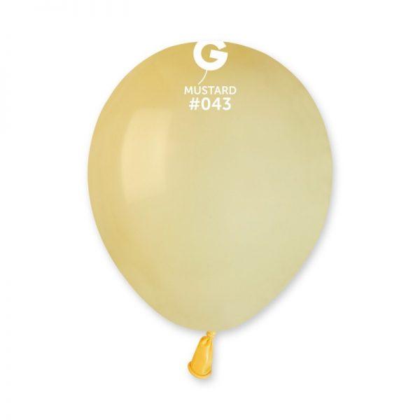 Латексна кулька пастель гірчичний 5"/ 43 / 13см Mustard Gemar