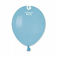 Латексна кулька пастель ніжно-блакитний 5"/ 072/ 13см Baby Blue Gemar