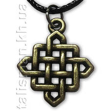 Кулон K-114 - Китайський вузол (бронза)