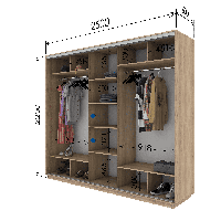 Шкаф-купе 2500х600х2200 Гарант купить в Украине