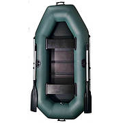 Човен надувний із ПВХ GRIF boat G-250 гребний човен для риболовлі 2-місний сланевий настил поворотні