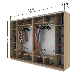 Шафа-купе Гарант 3200х600х2200 в Одесі, Україні
