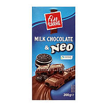 Шоколад молочний Fin Carre Milk Chocolate & Neo 200 г Німеччина