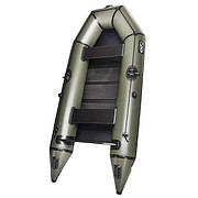 Човен надувний з ПВХ GRIF boat GLM-270L моторний човен для риболовлі 2-місний поворотний