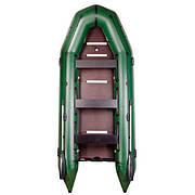 Човен надувний із ПВХ BARK BT-450S Білий човен для риболовлі 7-місний із жорстким фанерним дном