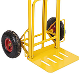 Візок платформенний ручний вантажний, 180 кг, 1240х565х630 мм. Візок ручний, фото 6