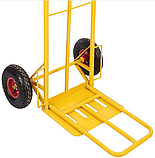 Візок платформенний ручний вантажний, 180 кг, 1240х565х630 мм. Візок ручний, фото 7