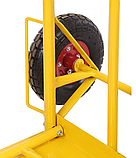 Візок платформенний ручний вантажний, 180 кг, 1240х565х630 мм. Візок ручний, фото 10