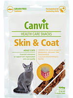 Canvit SKIN & COAT - ласощі для кішок для шкіри і шерсті 100 гр