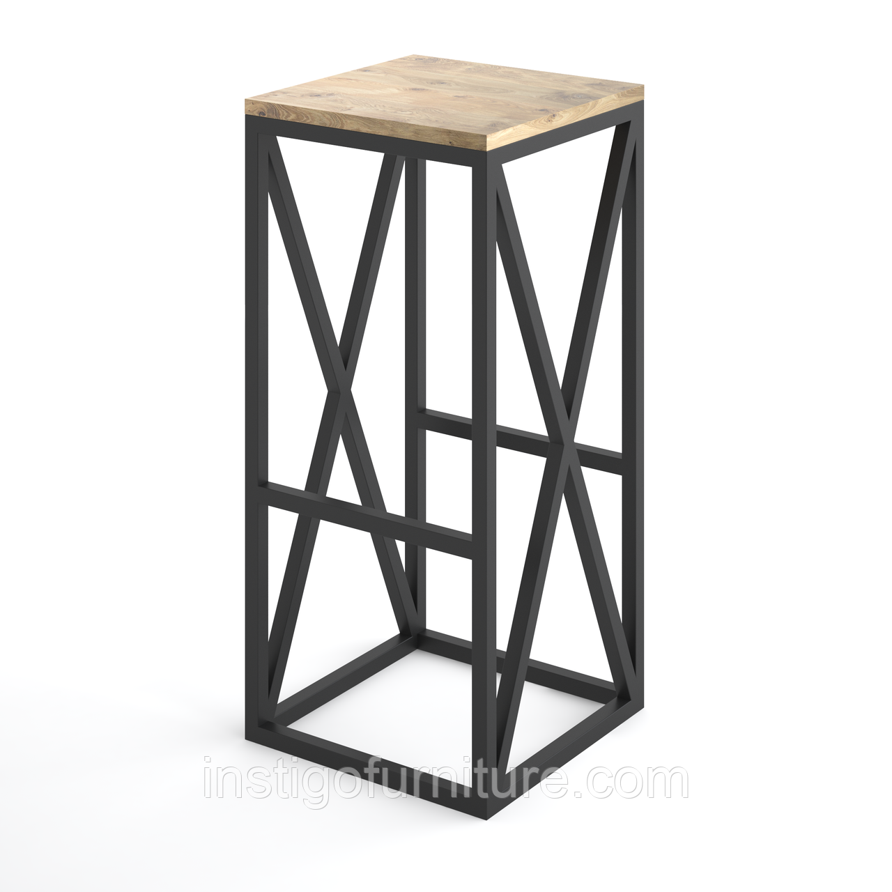 Каркас для барного табурета з металу 340×340mm, H=730mm
