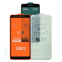 Захисне скло Huawei P Smart FIG-LX1 чорне Full Glue