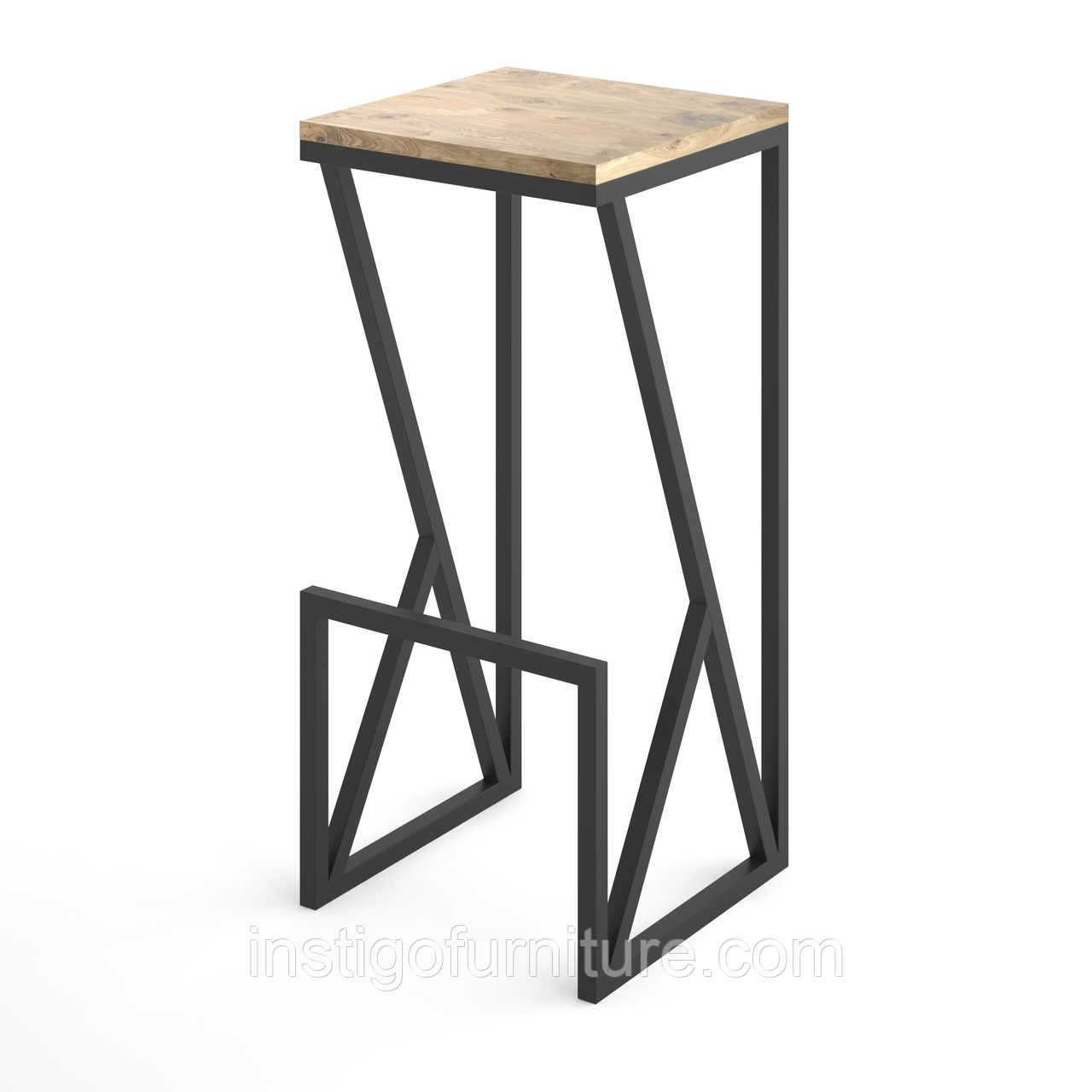 Каркас для барного табурета з металу 340×340mm, H=730mm