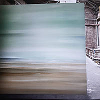 Обои виниловые на флизелине BN International Color Stories II 2.8х2.5 панно абстракция море океан волны