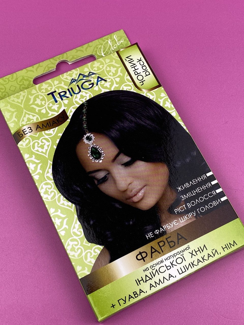Фарба для волосся на основі натуральної індійської хни Triuga
