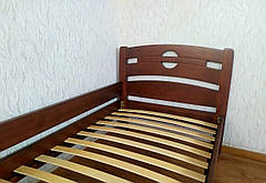 Дитяче односпальне кутове ліжко з масиву дерева "Сакура" від виробника, фото 2