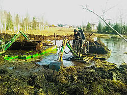 Очищення водойм від мулу