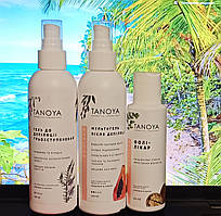 Догляд за шкірою до і після депіляції Tanoya набір 3в1