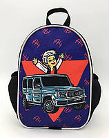Рюкзак дошкільний Влад А4 Гелик ( дитячий рюкзак ) зі светоотражающей стрічкою чорний