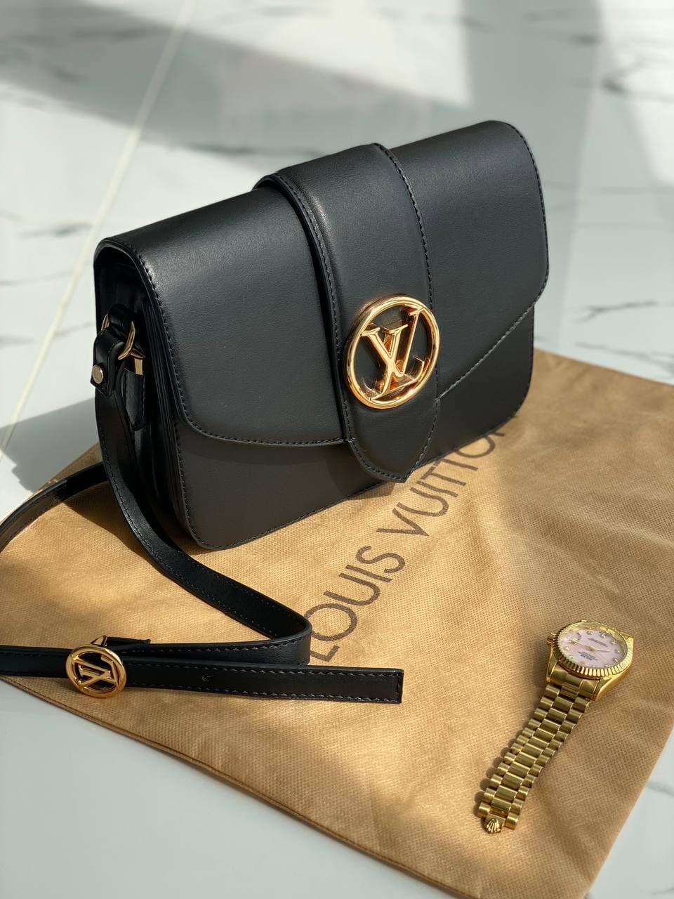 Жіноча сумка Louis Vuitton Classic Beige M786 чорна, фото 1