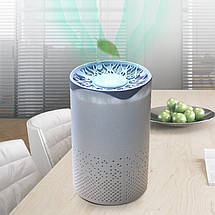 Портативный очиститель воздуха для дома ионизатор для помещения с HEPA фильтром и ночником с USB для офиса, фото 2