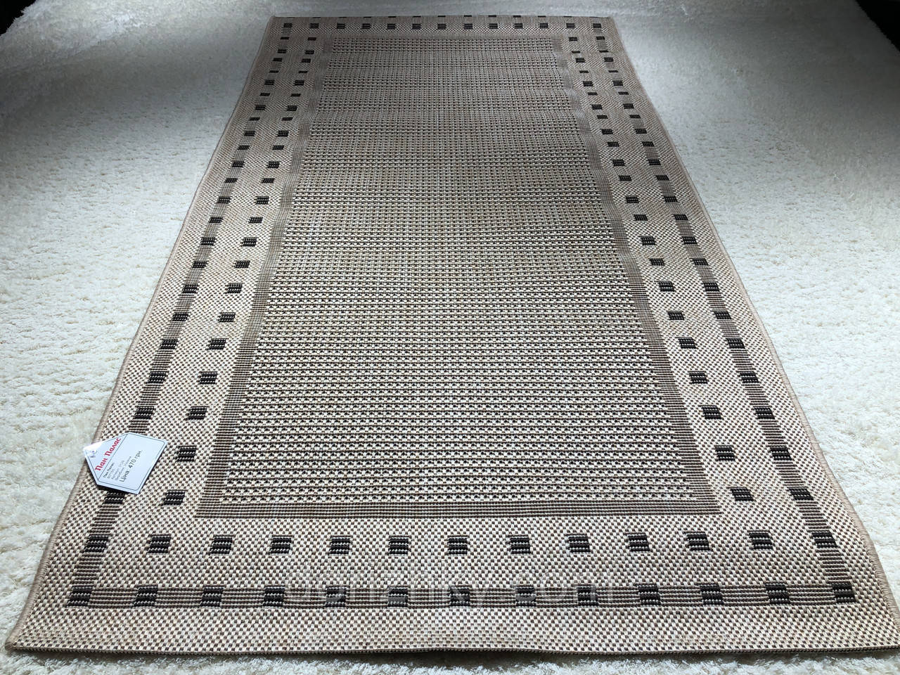 80х150 тонкий ковер рогожка, циновка, безворсовый гладкий верх,