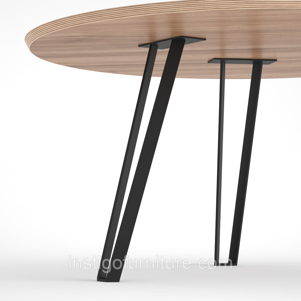 Ніжка для столу з металу 224×301mm, H=730mm