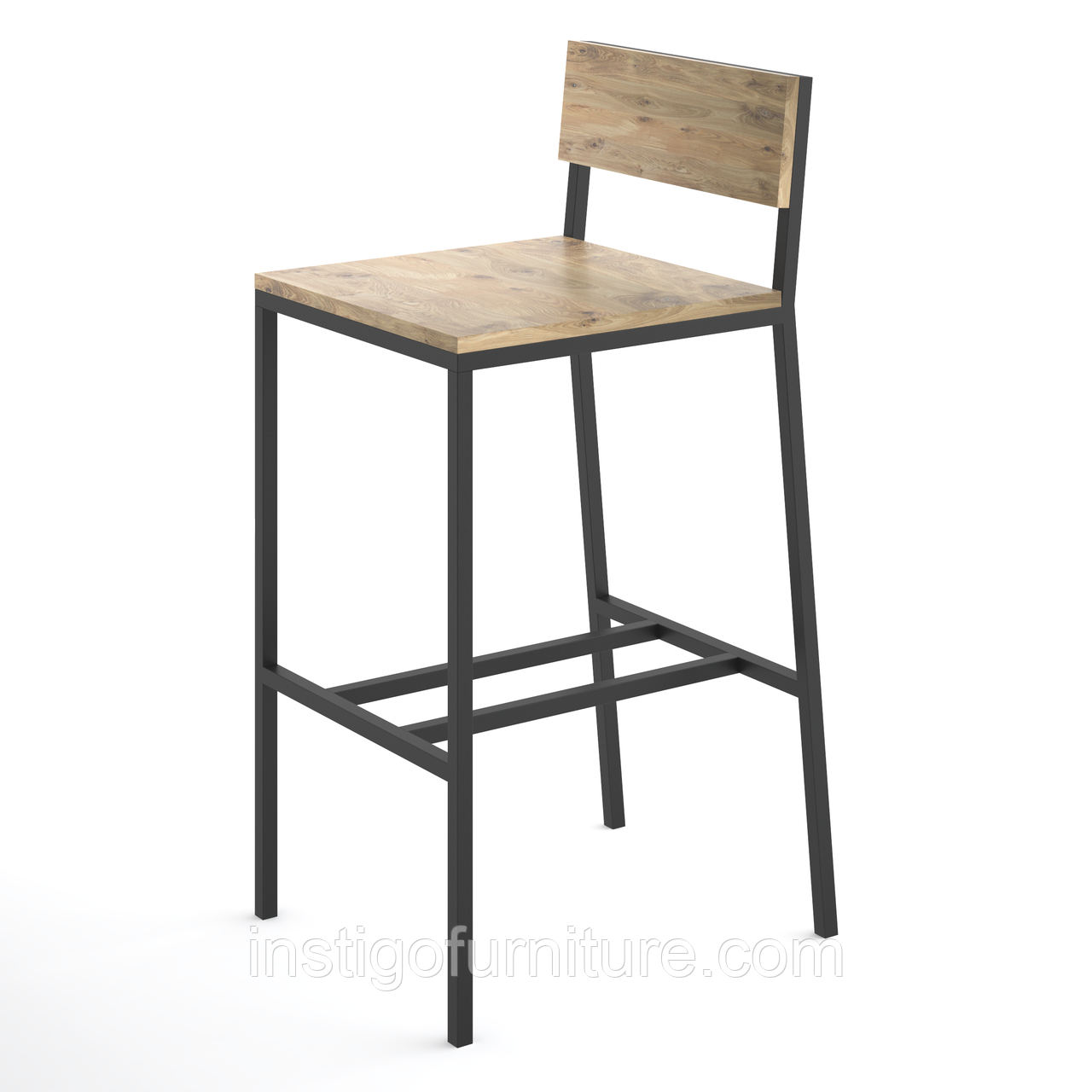 Каркас для барного стільця з металу 440×440mm, H=1000mm
