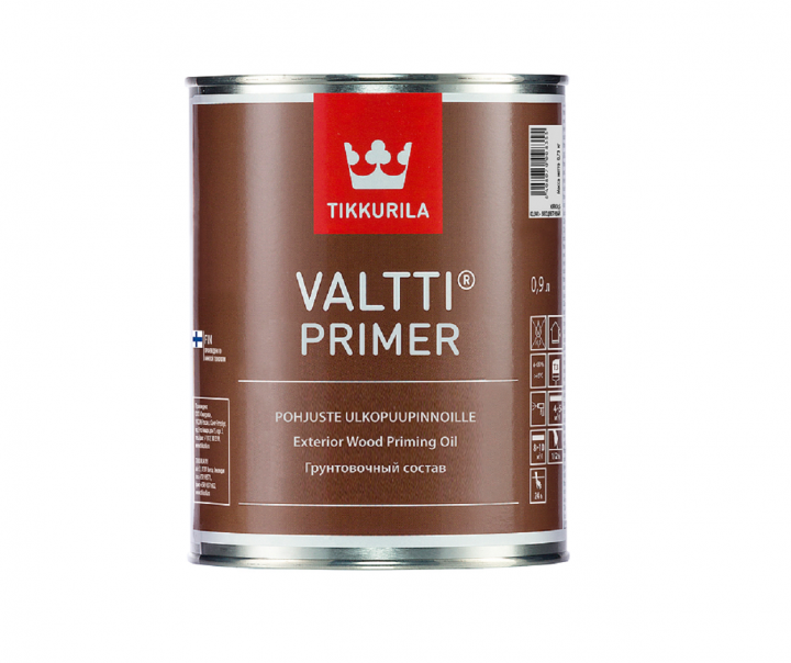 Грунтовка антисептична Tikkurila Valtti Primer 0.9л, фото 1