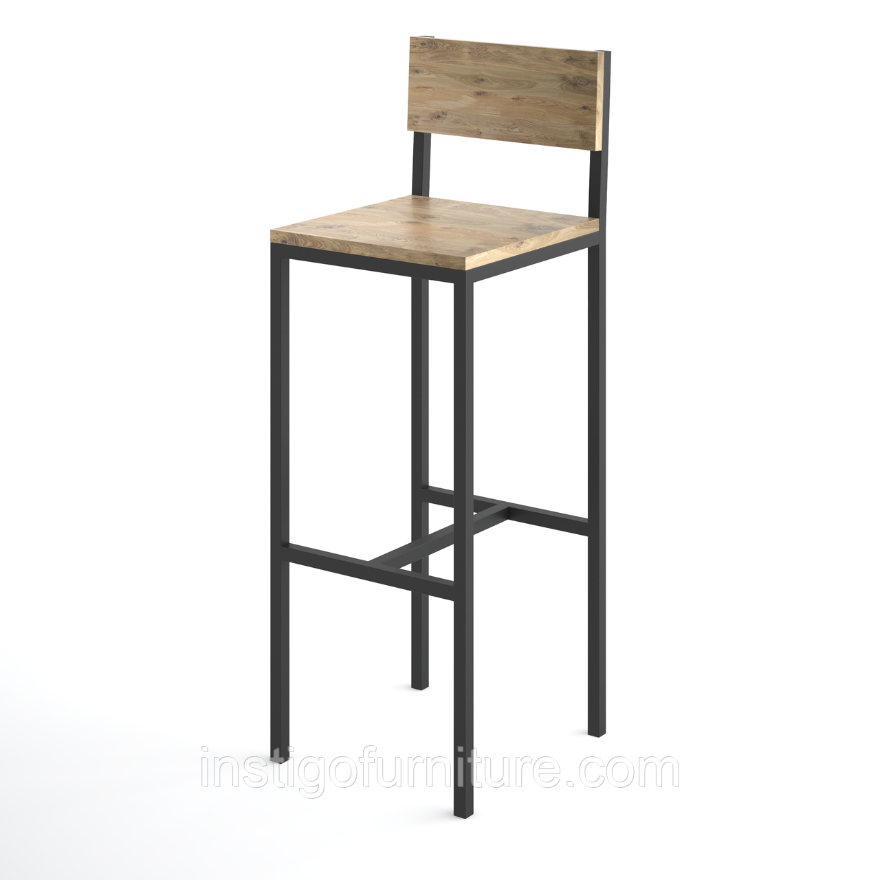 Каркас для барного стільця з металу 340×340mm, H=1000mm