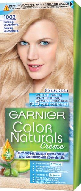 Крем-фарба для волосся Garnier Color Naturals, 1002 Сніжний ультраблонд