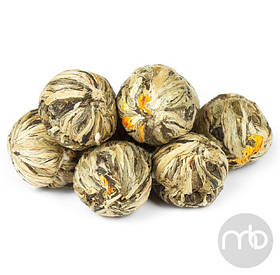 Чай білий елітний Лічі з Хризантемою в'язаний китайський чай 100 г