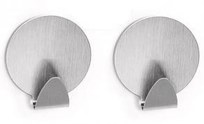 Гачок самоклеючий з нержавіючої сталі 2 шт.
