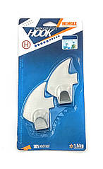 Гачок самоклеючий з нержавіючої сталі Рибки 2 шт.